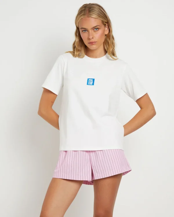 Clearance FLEUR BY BLANCA STUDIO Fleur Short Sleeve T-Shirt In White