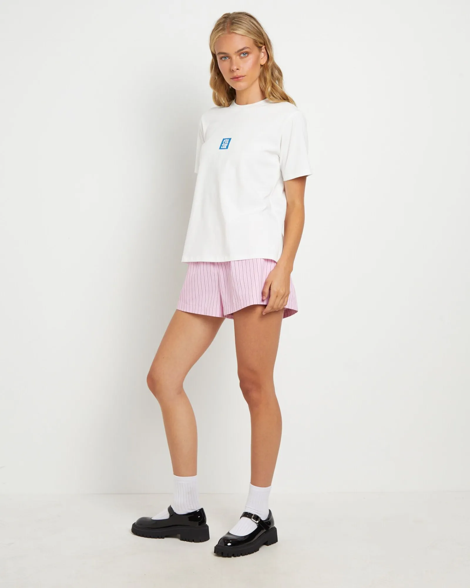 fleur_short_sleeve_tshirt_4.webp Clearance FLEUR BY BLANCA STUDIO Fleur Short Sleeve T-Shirt In White
