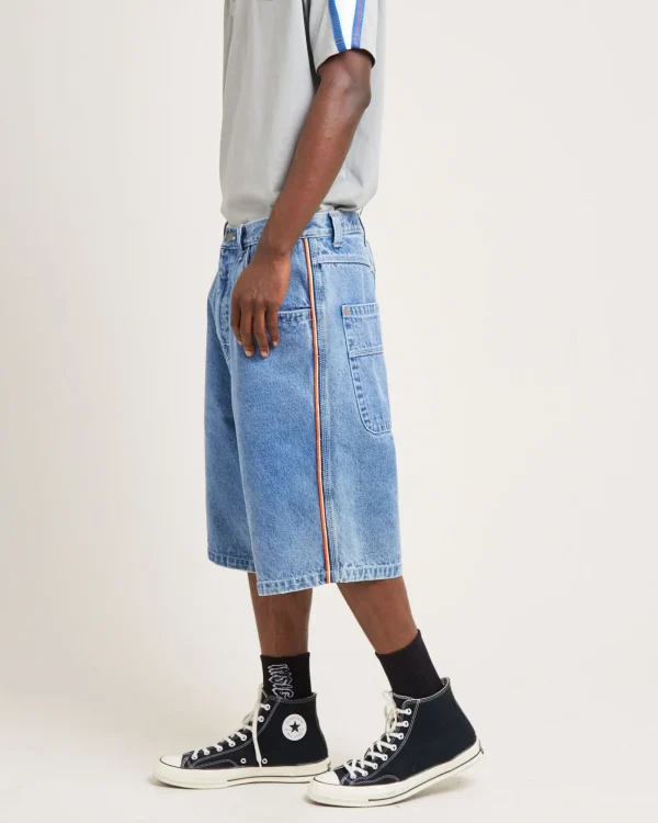 Cheap RUSTY Flip Daddy Draggin Denim Jorts Middy Blue