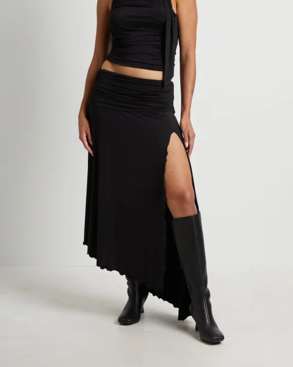 Online ALICE IN THE EVE Florence Fairy Hem Maxi Skirt In Black