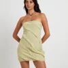 Outlet SUBTITLED Friday Frills Mini Dress In Lime