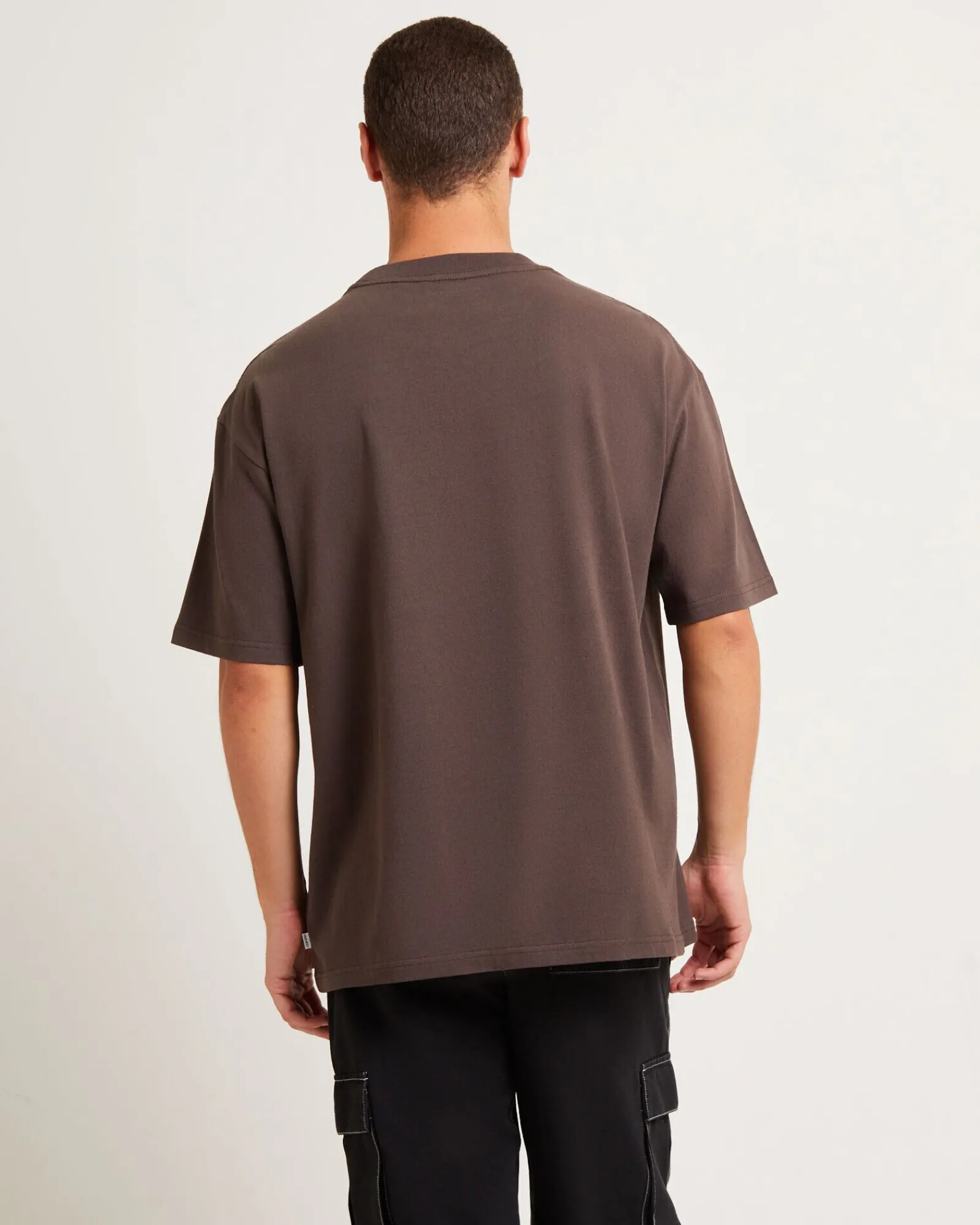 gaffer_surplus_short_slee_1-1.webp Outlet SPENCER PROJECT Gaffer Surplus Short Sleeve T-Shirt In Brown
