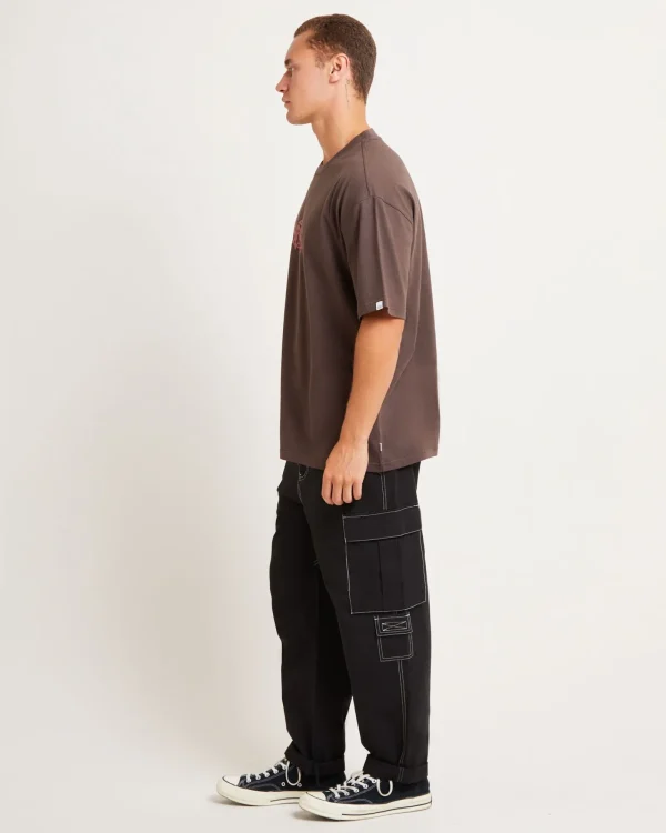 Outlet SPENCER PROJECT Gaffer Surplus Short Sleeve T-Shirt In Brown