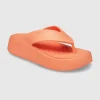 Shop CROCS Getaway Platform Flip Flops In Sunkissed