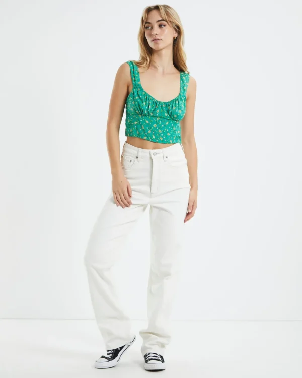 Hot MOTEL ROCKS Gladis Top Paisley Green