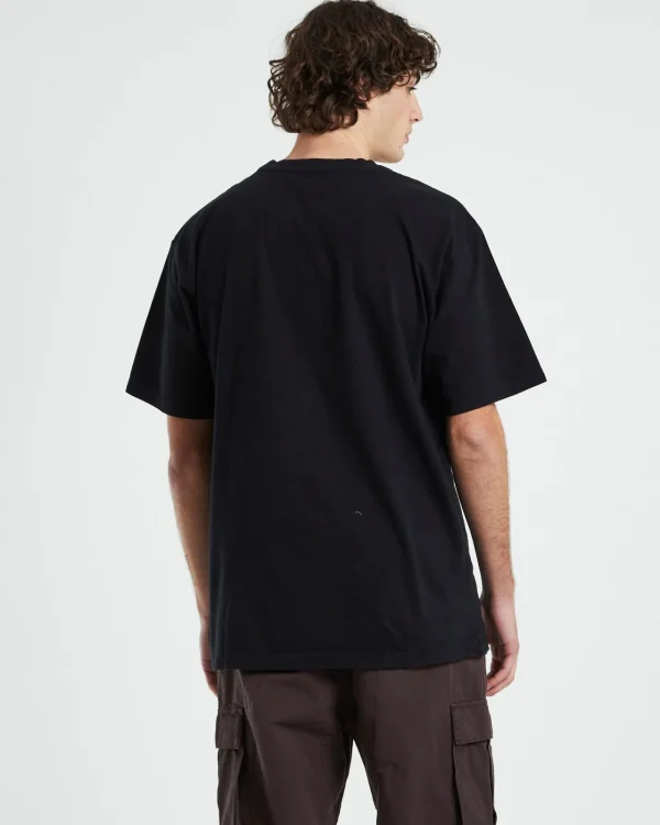 Best MARKET Good Day Short Sleeve T-Shirt In Vintage Black