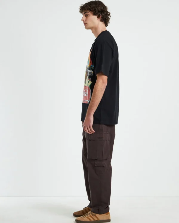 Best MARKET Good Day Short Sleeve T-Shirt In Vintage Black