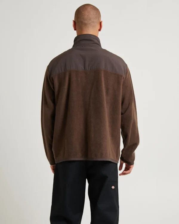 Clearance AFENDS Gothic Recycled Fleece Pullover Coffee