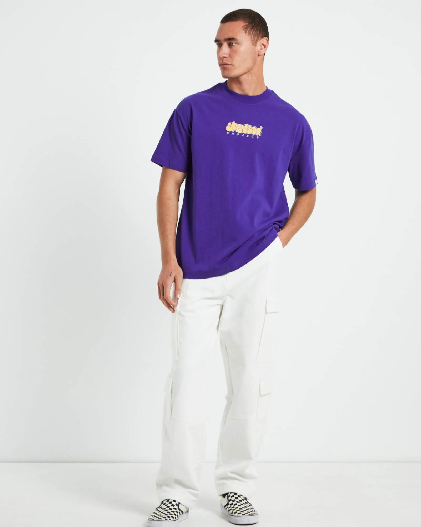 graffer_short_sleeve_tshi_2.webp Hot SPENCER PROJECT Graffer Short Sleeve T-Shirt In Navy