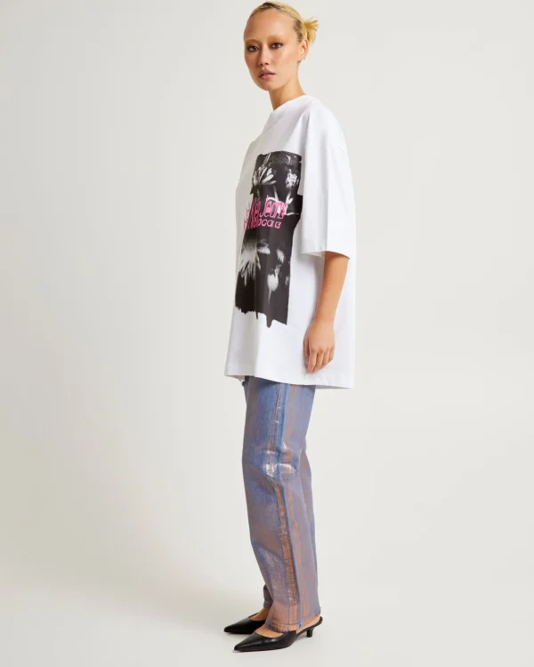 Sale CALVIN KLEIN Graphic Tee Disrupted Floral