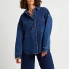 Flash Sale INSIGHT Hailey Denim Shirt Jacket