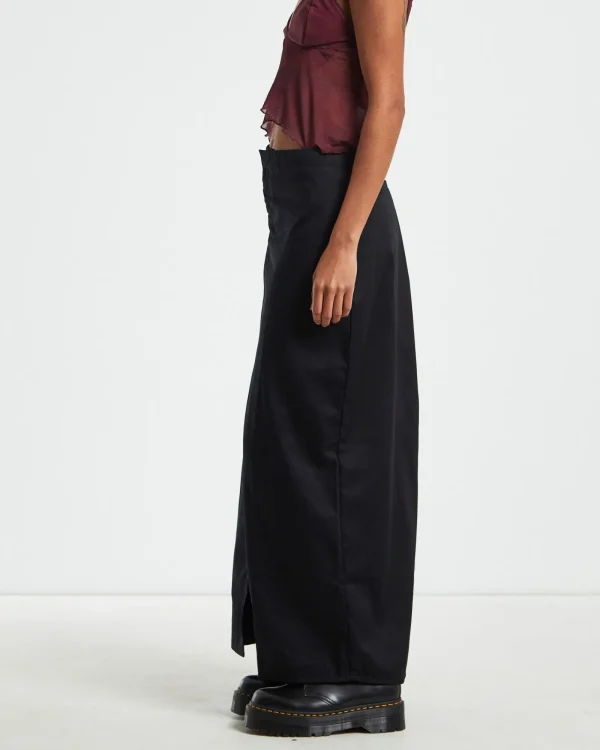 Sale MOTEL ROCKS Haisley Cargo Maxi Skirt Black
