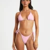Online SUBTITLED Halter Bikini Top In Baby Pink
