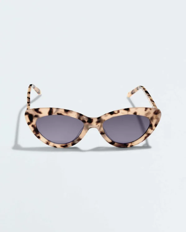 Cheap LUV LOU Harley Sunglasses In Cream Tort