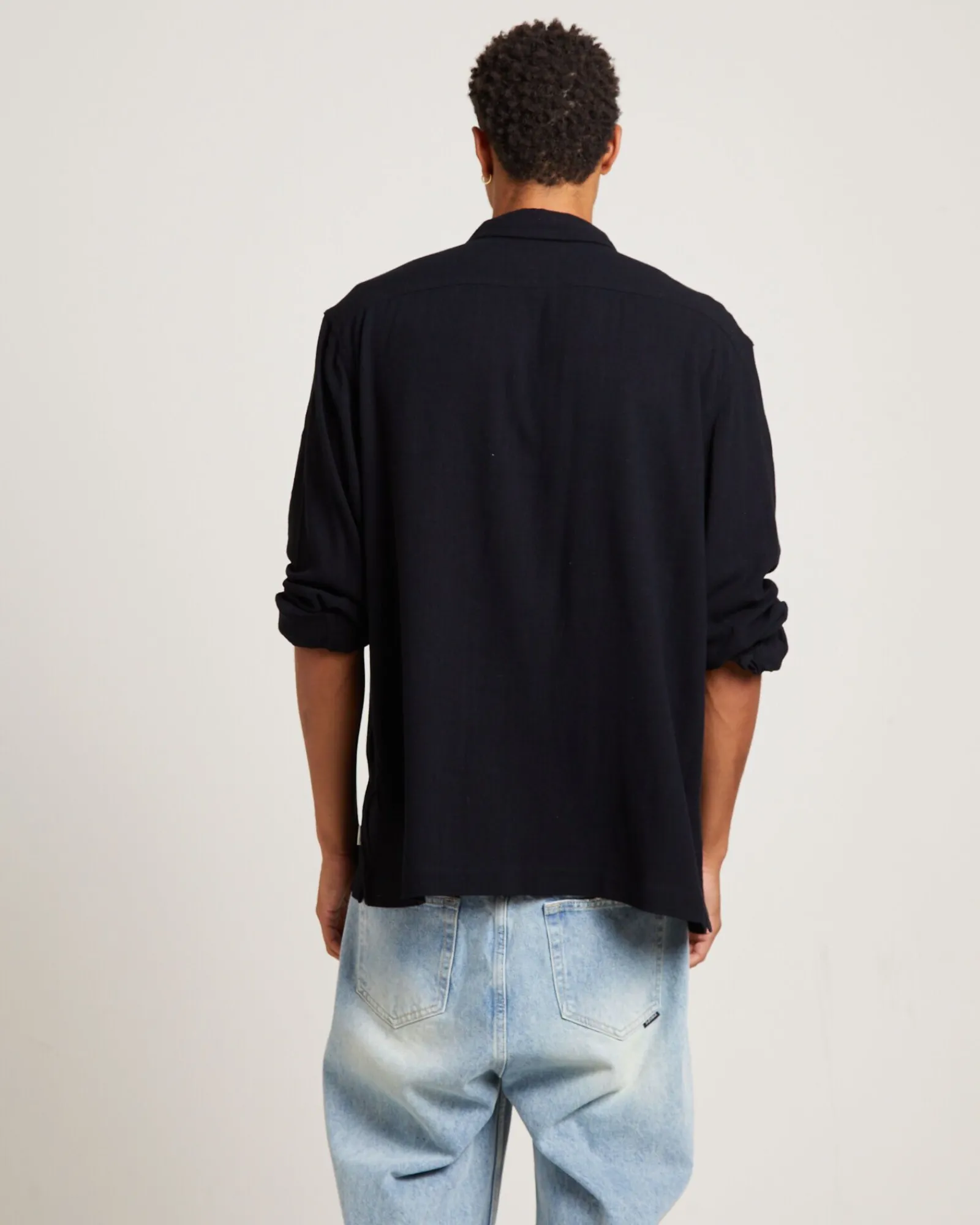 harrison_linen_long_sleev_1-1.webp Cheap ARVUST Harrison Linen Long Sleeve Shirt In Black