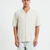 Sale ARVUST Harrison Linen Short Sleeve Resort Shirt In Natural