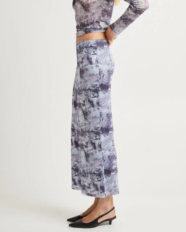 Cheap INSIGHT Hazy Mech Midi Skirt