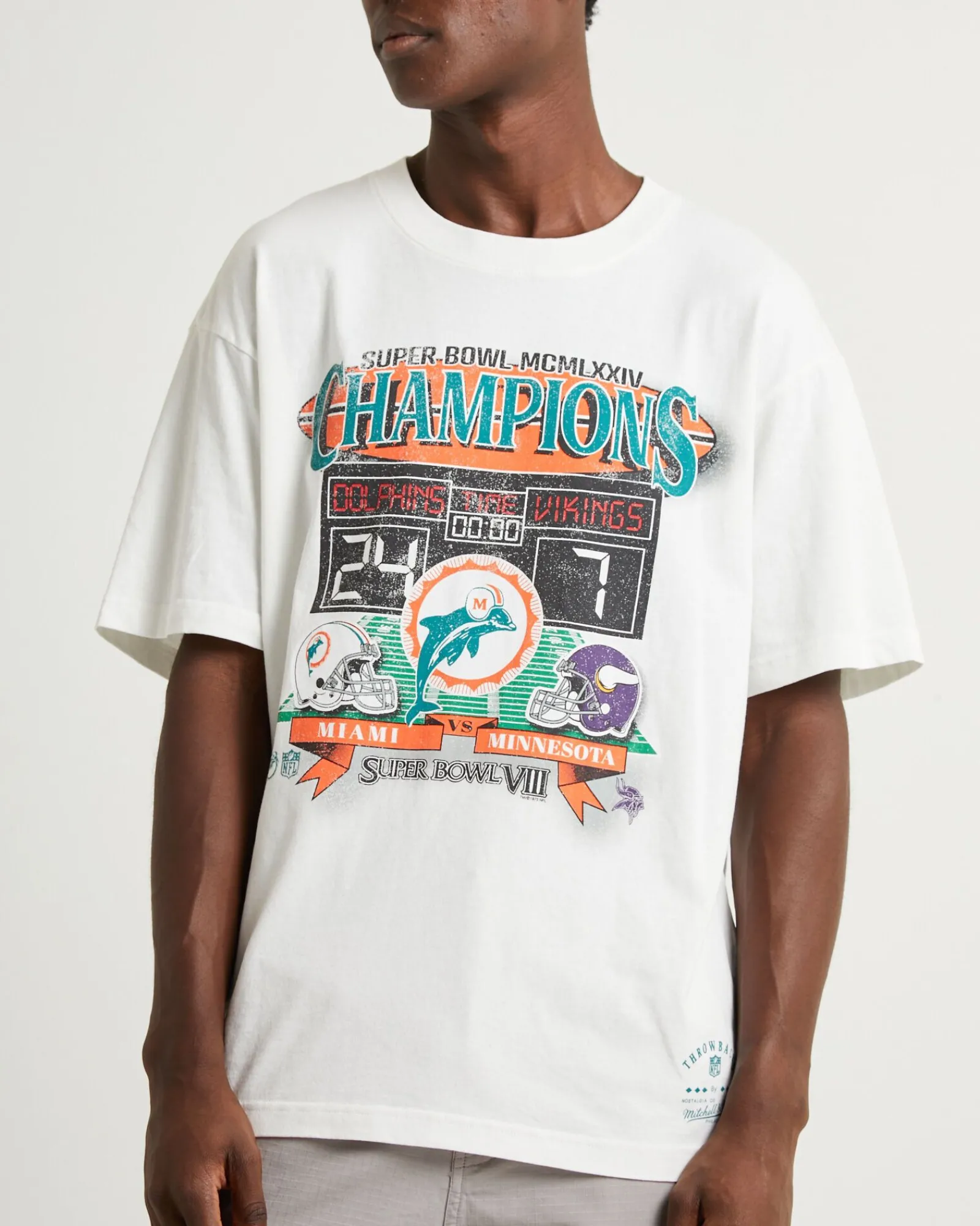 head_to_head_short_sleeve_5.webp Hot MITCHELL & NESS Head To Head Short Sleeve T-Shirt Dolphins Vintage White