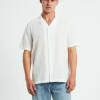 Hot ARVUST Heggie Short Sleeve Resort Shirt White
