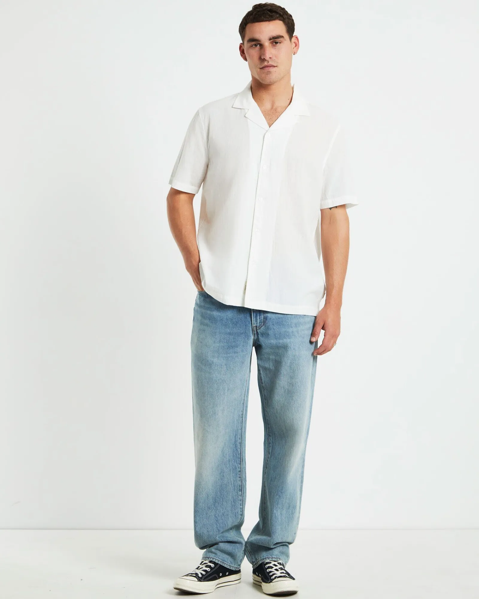 heggie_short_sleeve_resor_2.webp Hot ARVUST Heggie Short Sleeve Resort Shirt White
