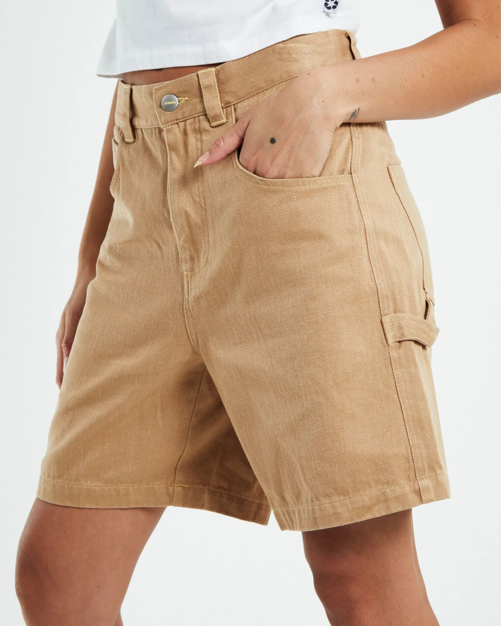 hemp_workwear_shorts_tan_4.webp Clearance AFENDS Hemp Workwear Shorts Tan