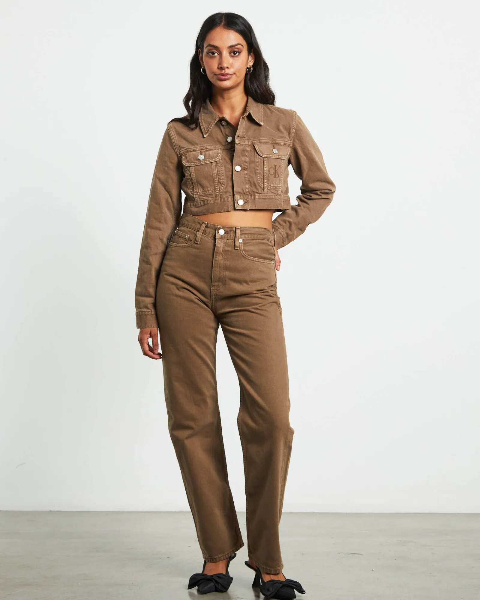 high_rise_straight_jeans__2.webp Cheap CALVIN KLEIN High Rise Straight Jeans In Brown