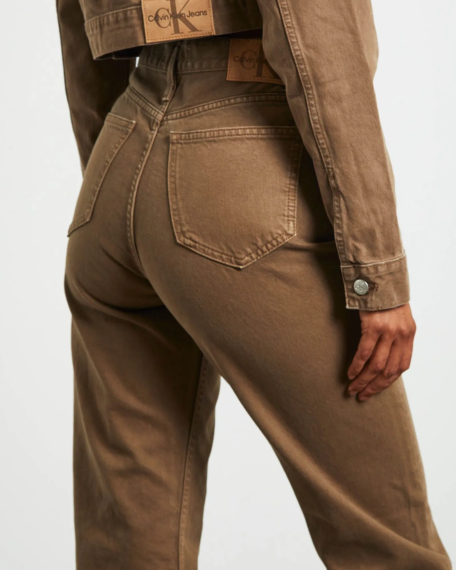 high_rise_straight_jeans__4.webp Cheap CALVIN KLEIN High Rise Straight Jeans In Brown