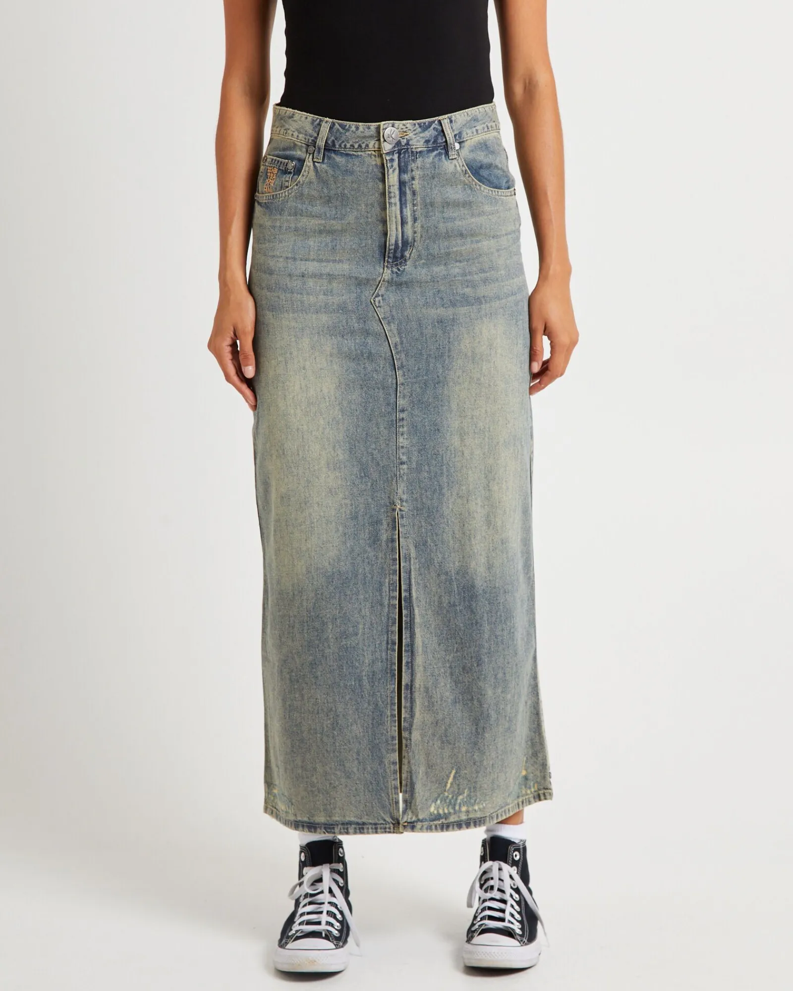 high_waisted_denim_column_0.webp Discount ONE TEASPOON High Waisted Denim Column Skirt Dirty Blue