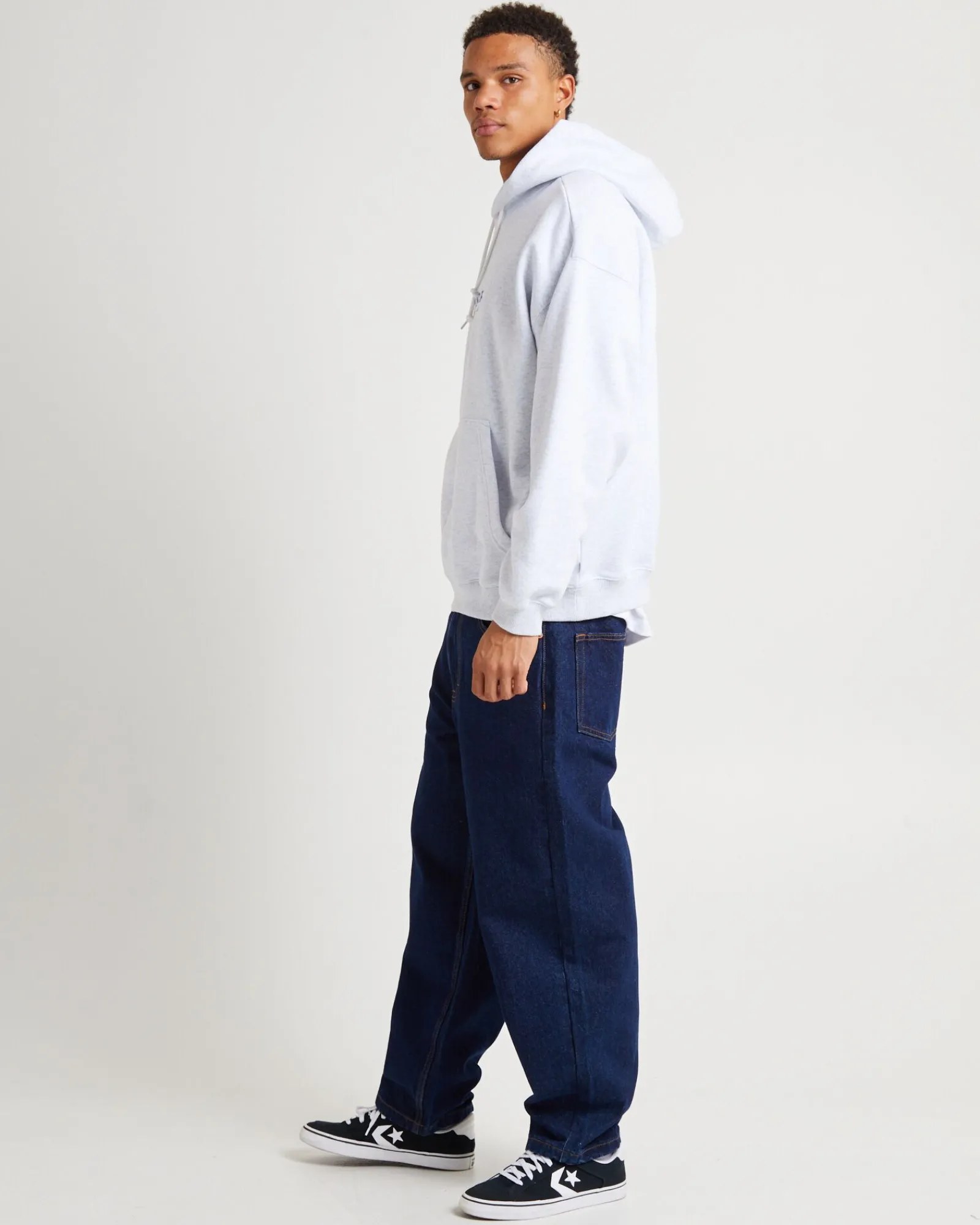 international_hoodie_jump_3.webp Clearance SPENCER PROJECT International Hoodie Jumper Frost Marle Grey