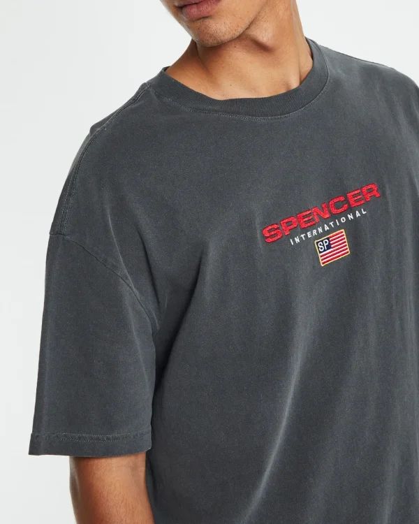 Online SPENCER PROJECT International T-Shirt Black