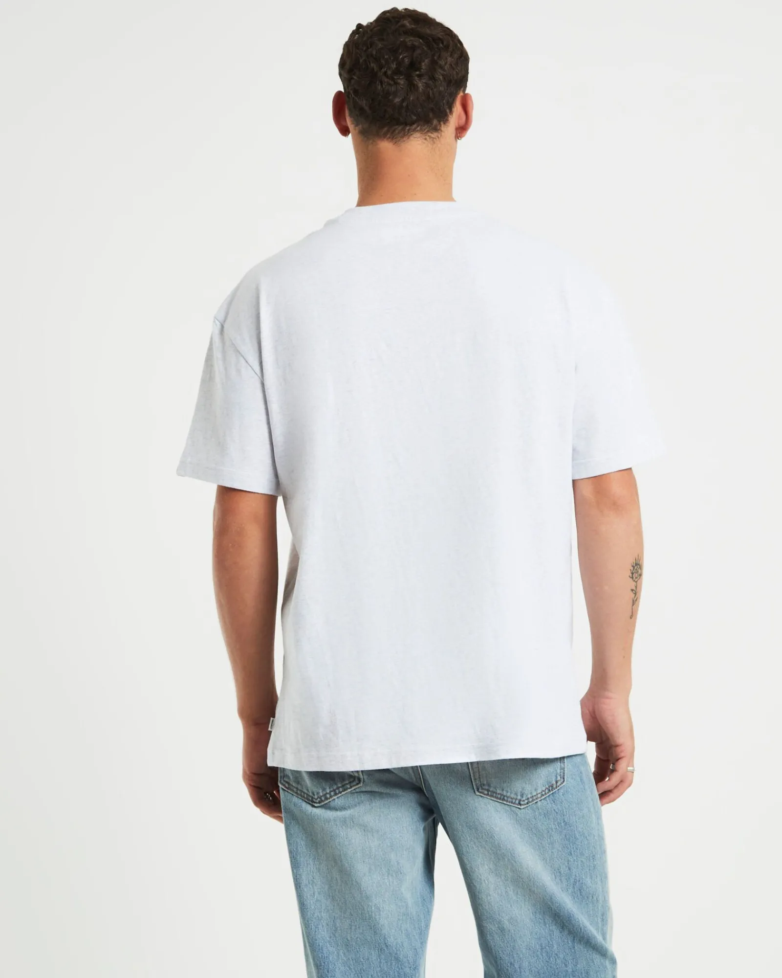 international_tshirt_fros_1.webp Store SPENCER PROJECT International T-Shirt Frost Marle Grey