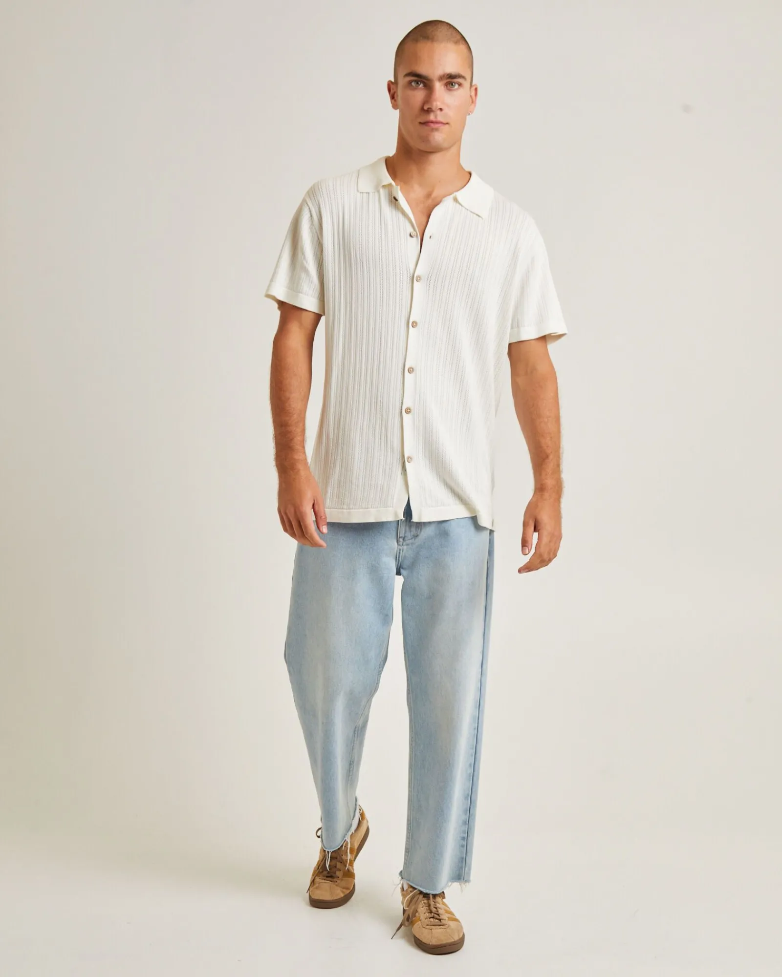 intro_polo_short_sleeve_s_2.webp Fashion THE CRITICAL SLIDE SOCIETY Intro Polo Short Sleeve Shirt White