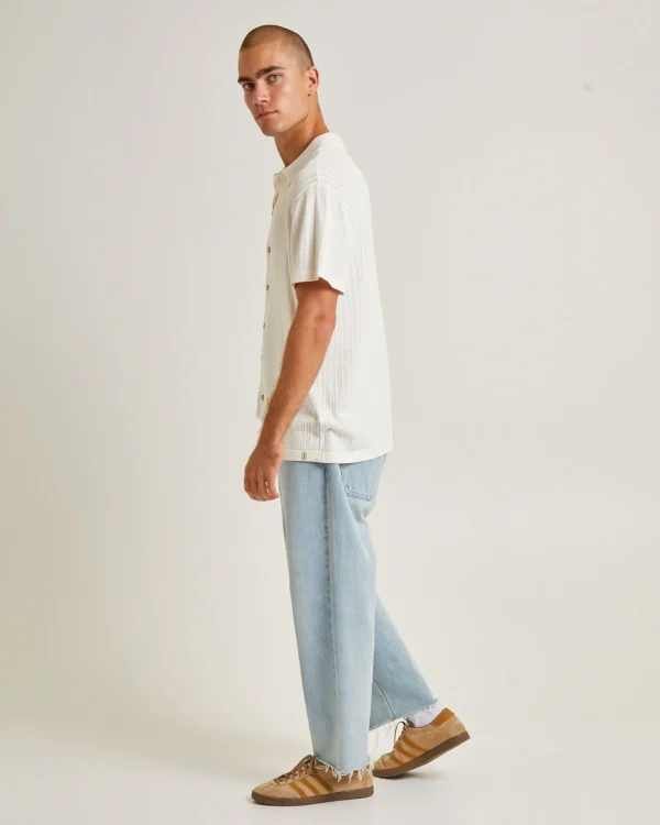 Fashion THE CRITICAL SLIDE SOCIETY Intro Polo Short Sleeve Shirt White