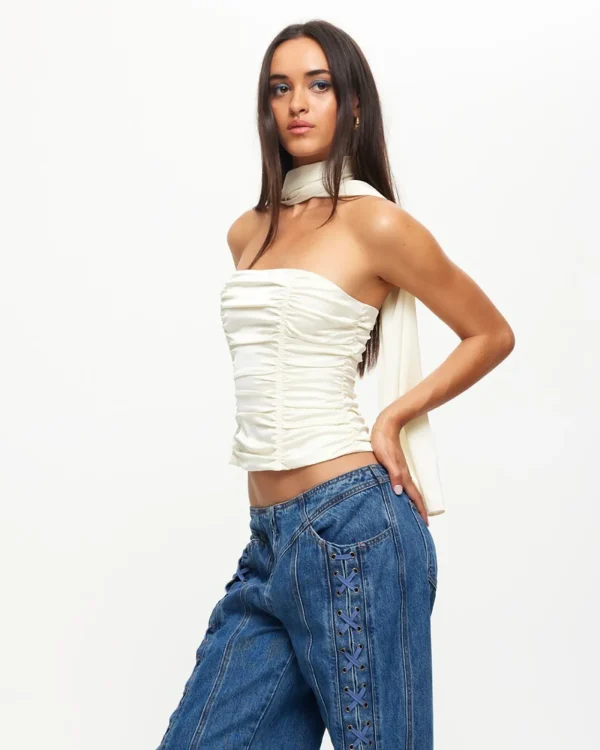 Online LIONESS Island Bodice In Cornsilk