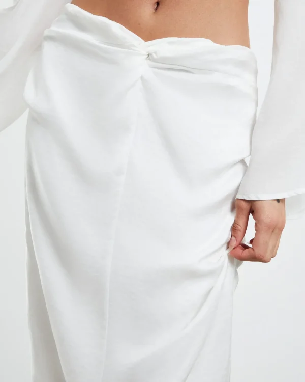 Cheap SNDYS Jada Skirt White