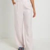 Cheap SUBTITLED Jemimah Linen Trousers In Fairy Floss