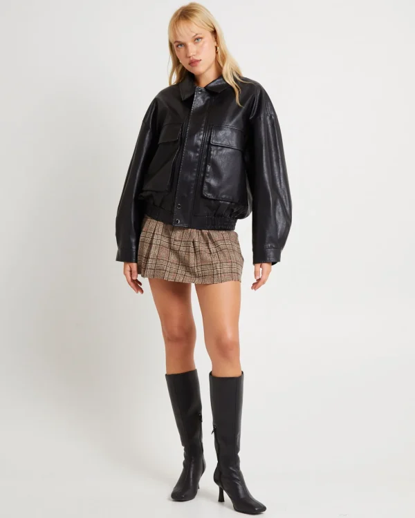 Shop ALICE IN THE EVE Jen Oversized Patch Pocket Jacket