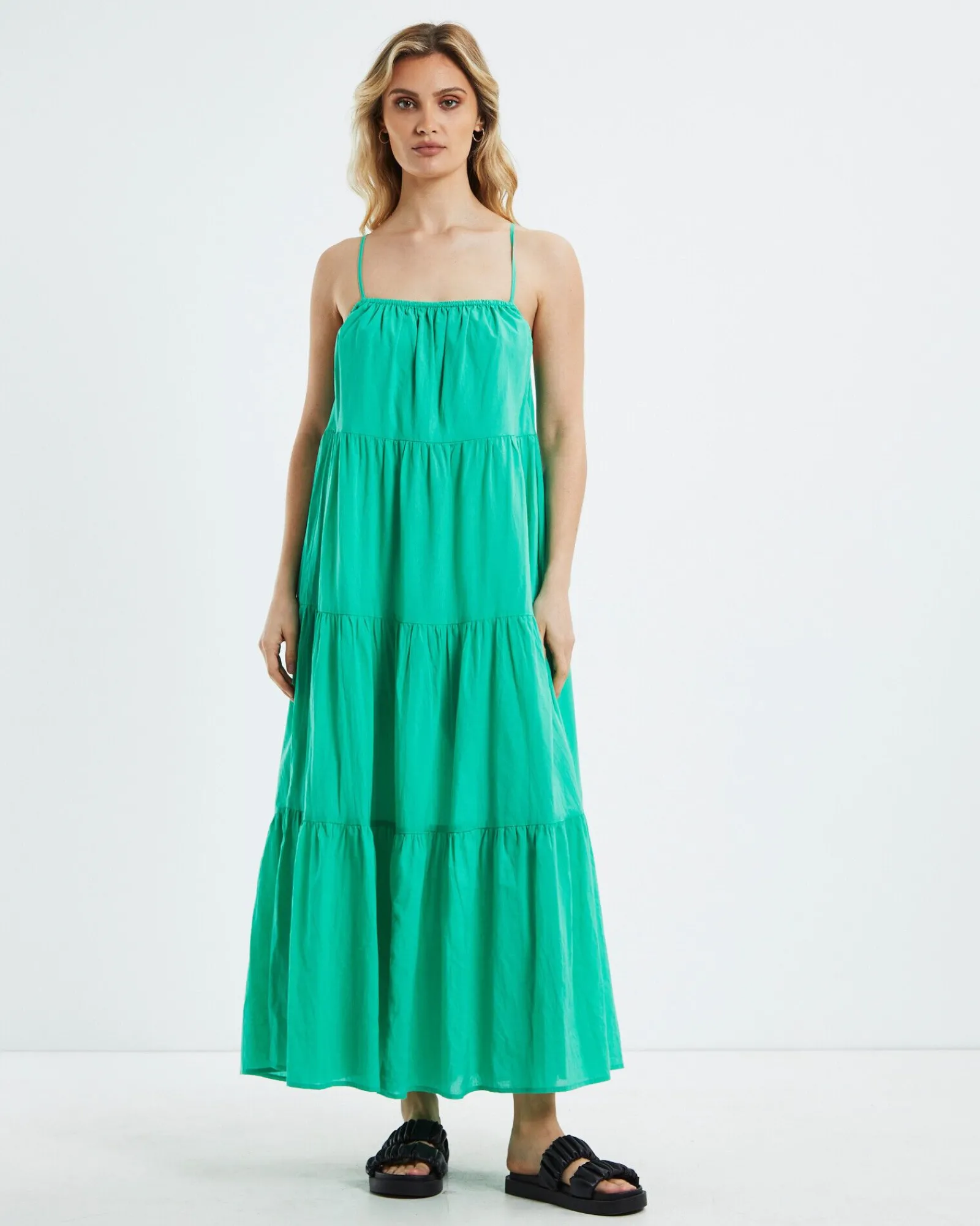 jenna_maxi_dress_green_0.webp Outlet CHARLIE HOLIDAY Jenna Maxi Dress Green
