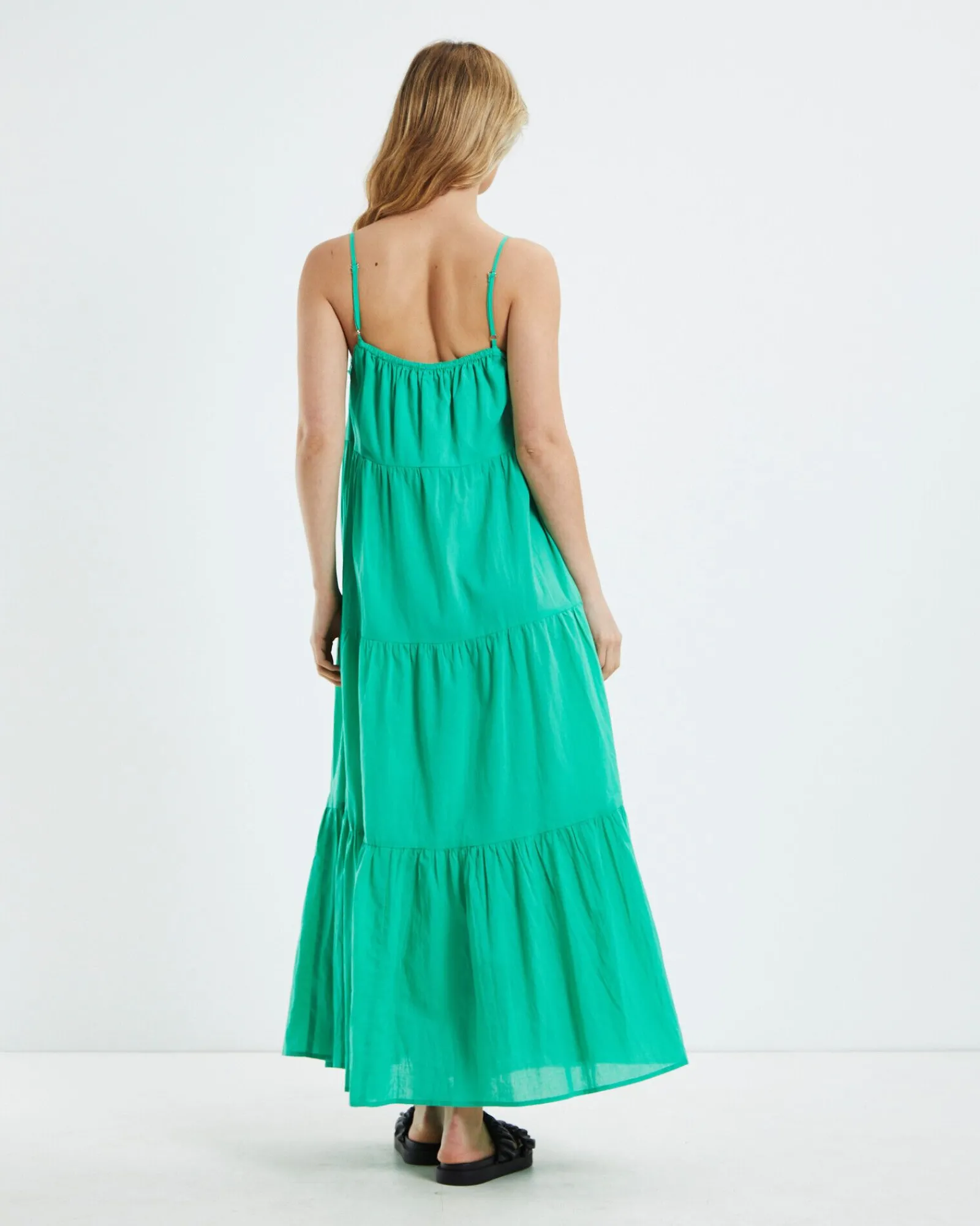 jenna_maxi_dress_green_1.webp Outlet CHARLIE HOLIDAY Jenna Maxi Dress Green