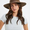 Shop BRIXTON Jo Rancher Hat Desert Palm Brown
