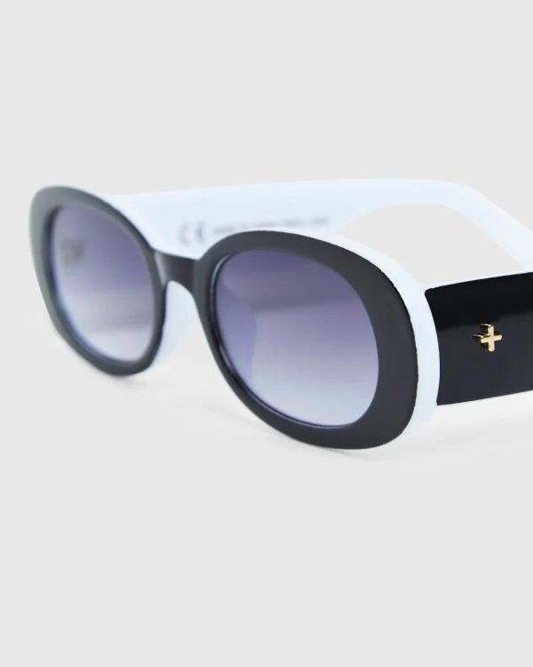 Fashion PETA AND JAIN Jones Sunglasses Black/White