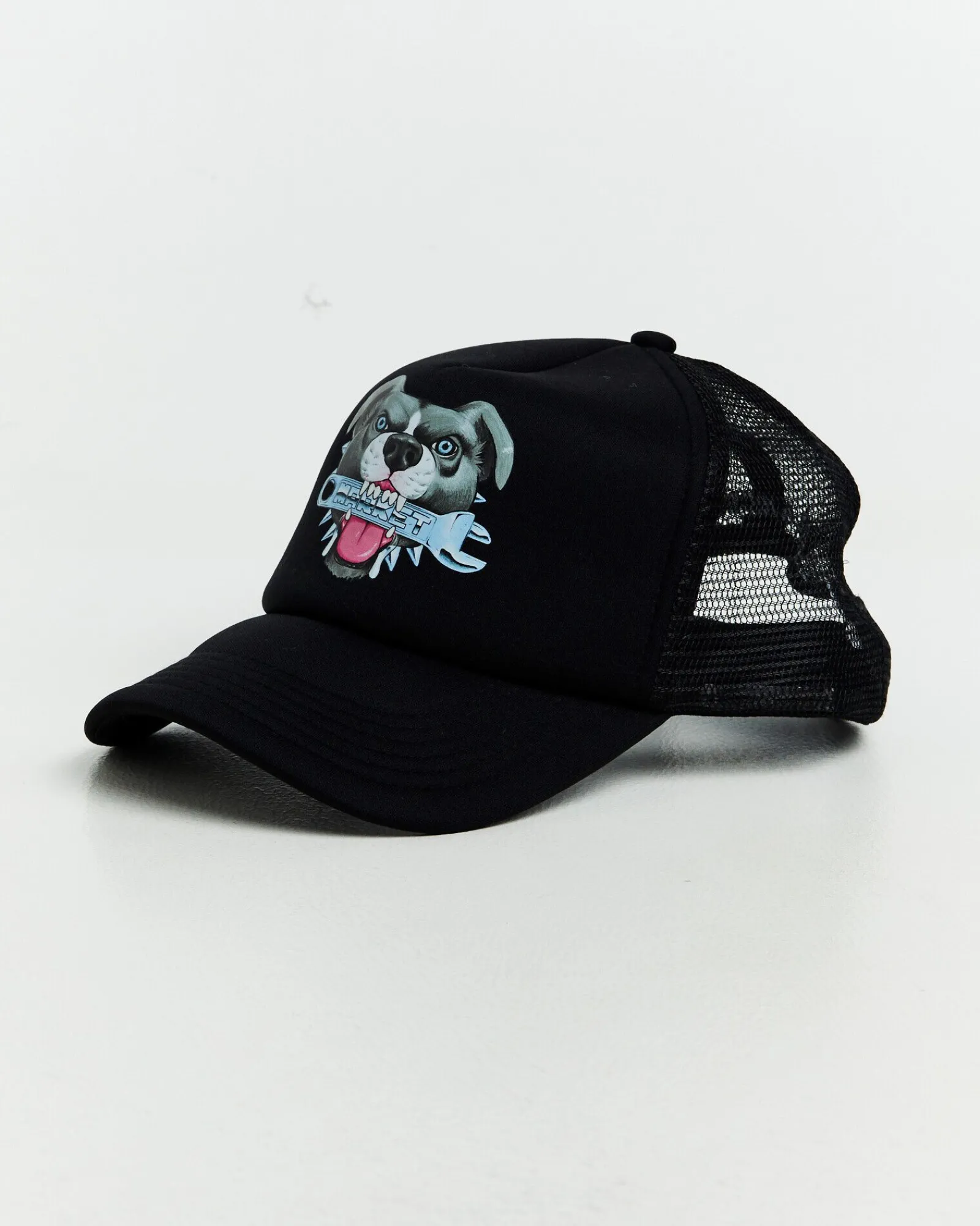 junkyard_dog_trucker_hat__1.webp Cheap MARKET Junkyard Dog Trucker Hat Black