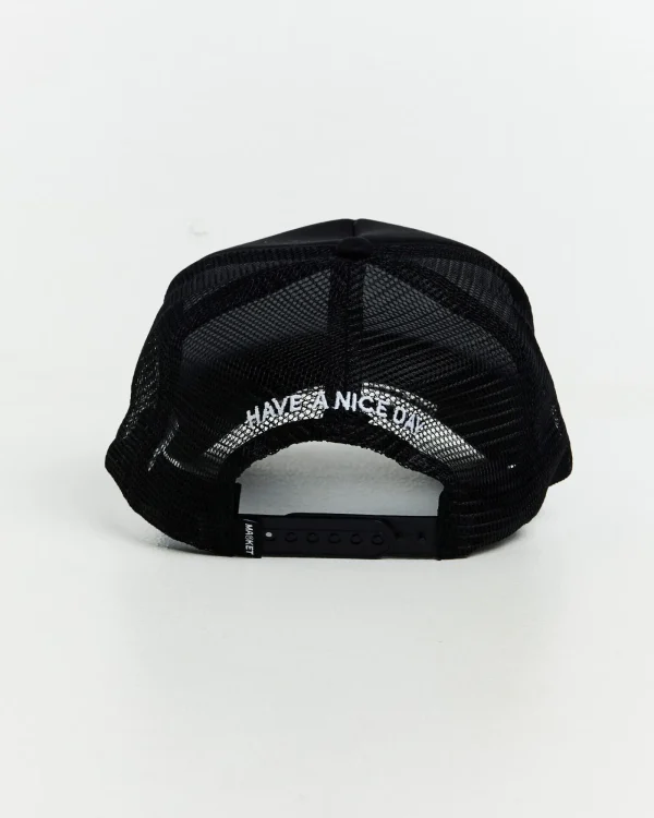Cheap MARKET Junkyard Dog Trucker Hat Black