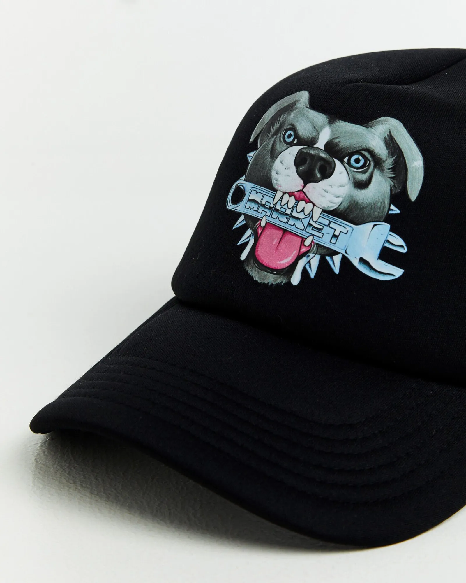 junkyard_dog_trucker_hat__4.webp Cheap MARKET Junkyard Dog Trucker Hat Black