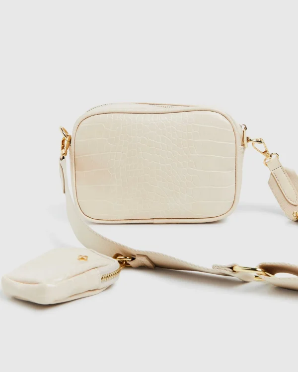 Outlet PETA AND JAIN Justice Bag Croc Almond