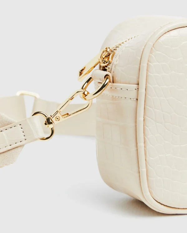 Outlet PETA AND JAIN Justice Bag Croc Almond