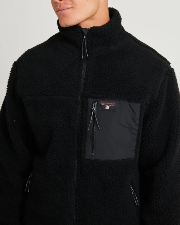 New SPENCER PROJECT K2 Sherpa Jacket Black