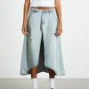 Store ONE TEASPOON Kansas Carter Long Denim Skirt Blue Mrs