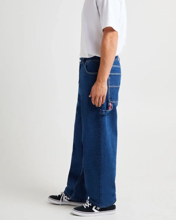 New SPENCER PROJECT Kay Embroided Wide Leg Denim Pants