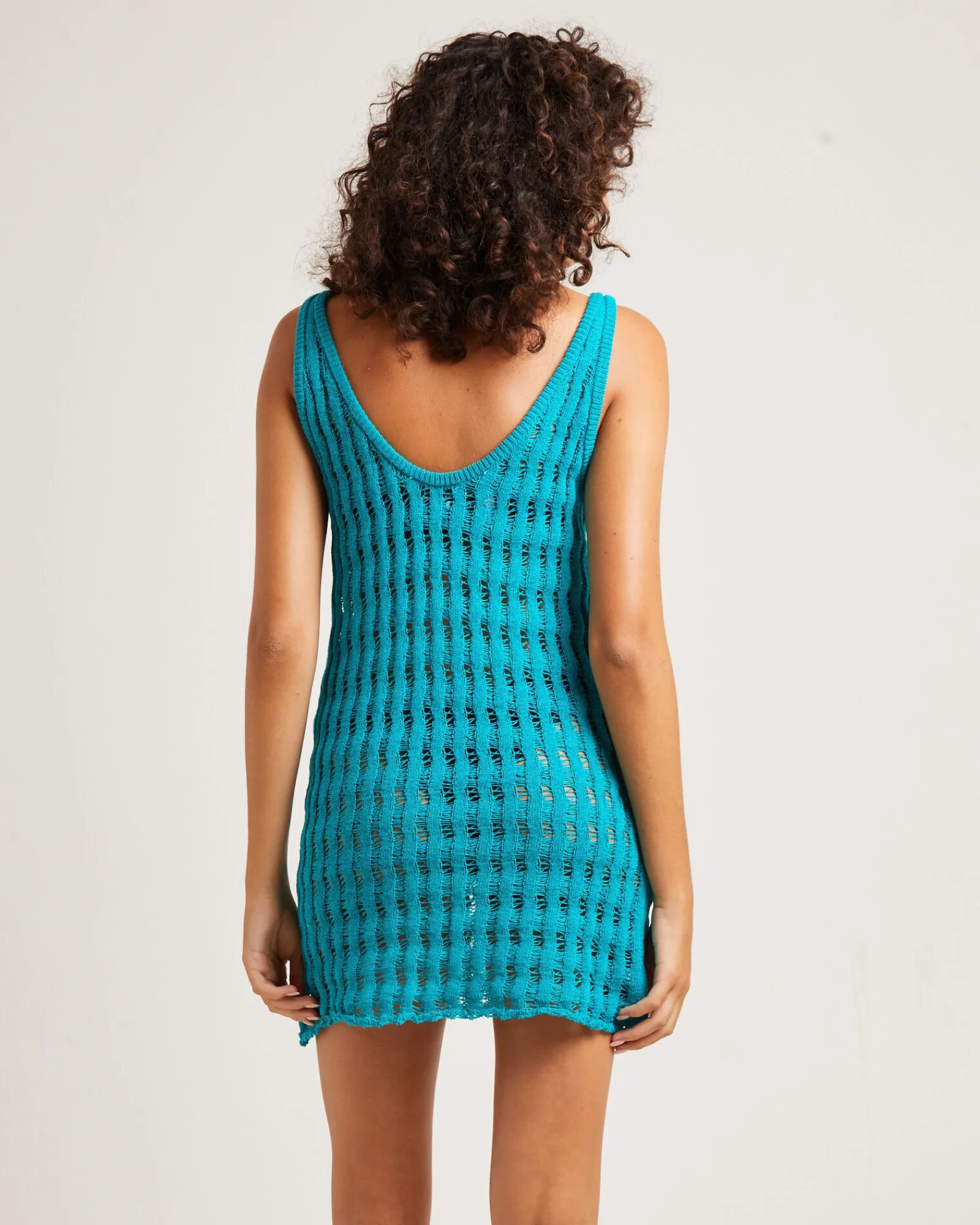 kendall_mini_dress_in_tur_1.webp Outlet FLEUR BY BLANCA STUDIO Kendall Mini Dress In Turquoise